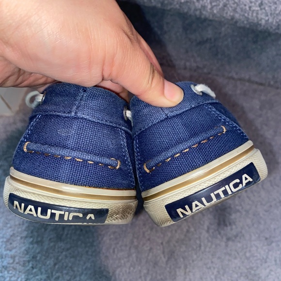 Used náutica  men’s stylish sneakers blue - Picture 3 of 9